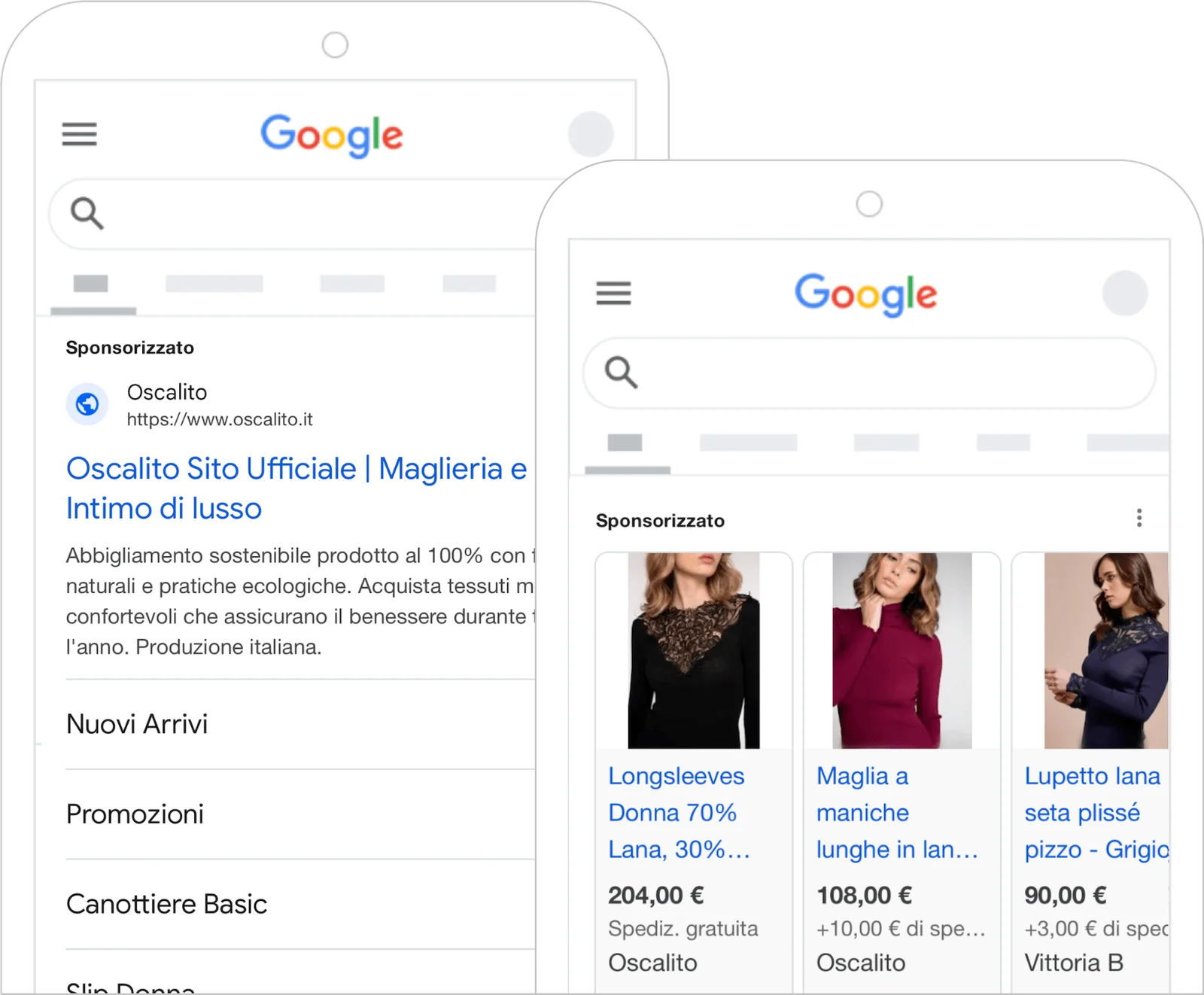 Oscalito Google Ads ads